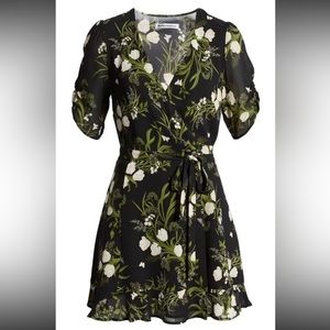 NWT Reformation Monica Wrap Dress; Womens Size Large